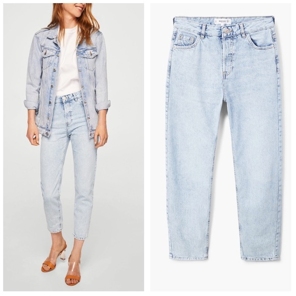 mango relaxed mom jean